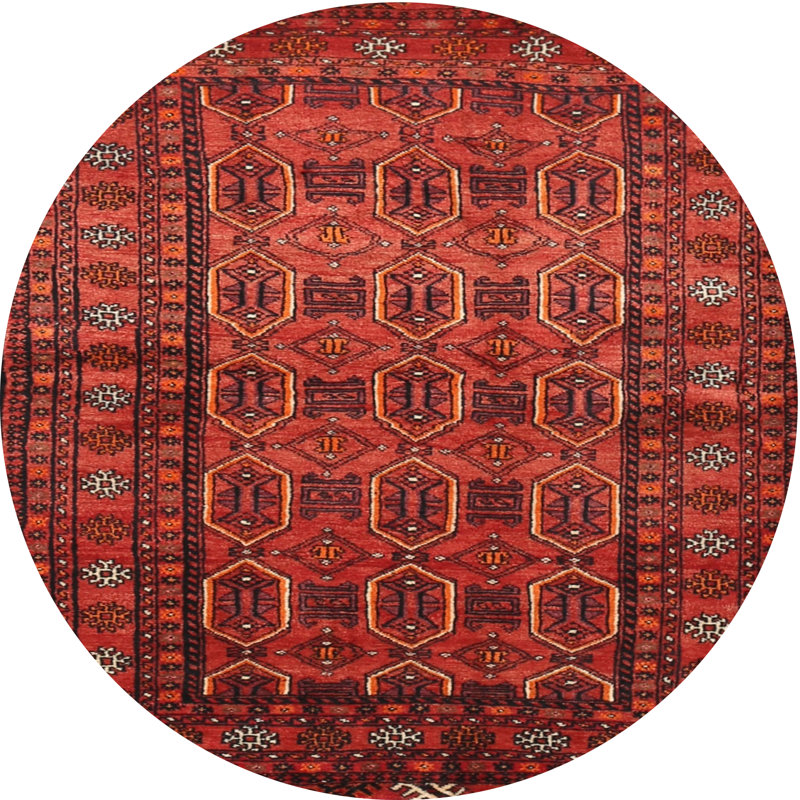 Oriental Indoor Rug, Round 5'