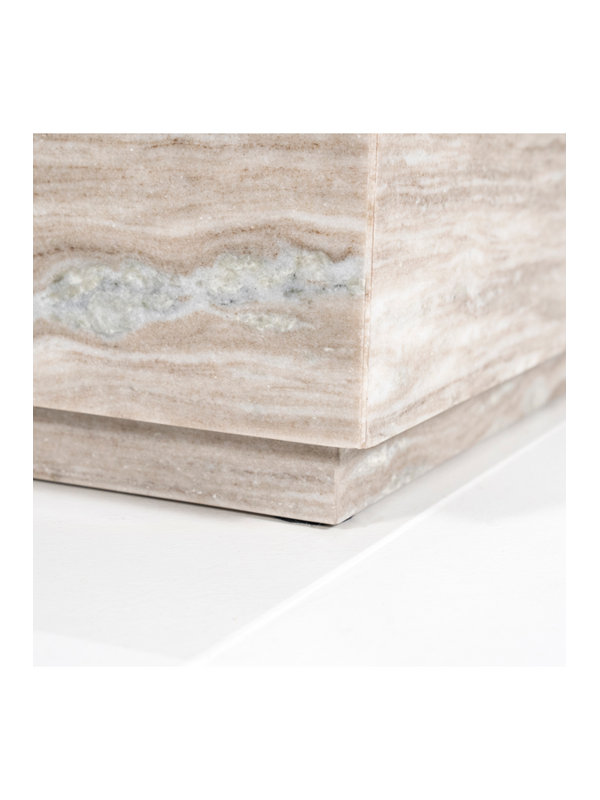 Vince Marble Top Single Coffee Table
