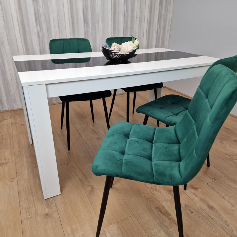 Bissainthe 4 - Person Dining Set, H75 x L117 x W77cm
