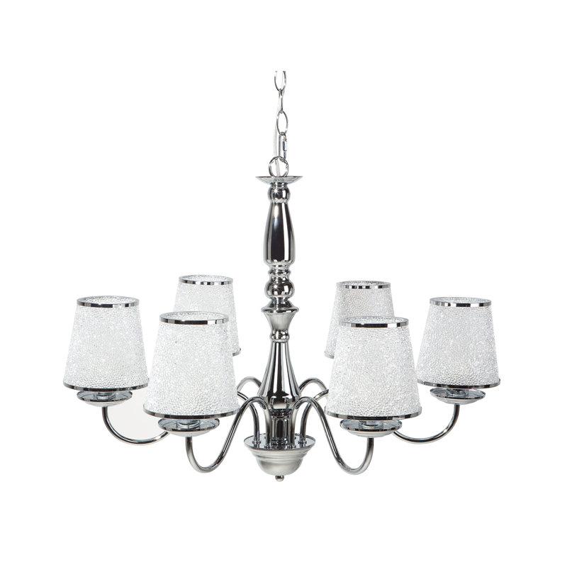 Clemons 6 - Light Shaded Chandelier