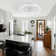 Chisholm 20" 7-Blade Modern Bladeless Caged White Ceiling Fan with Lights and Remote