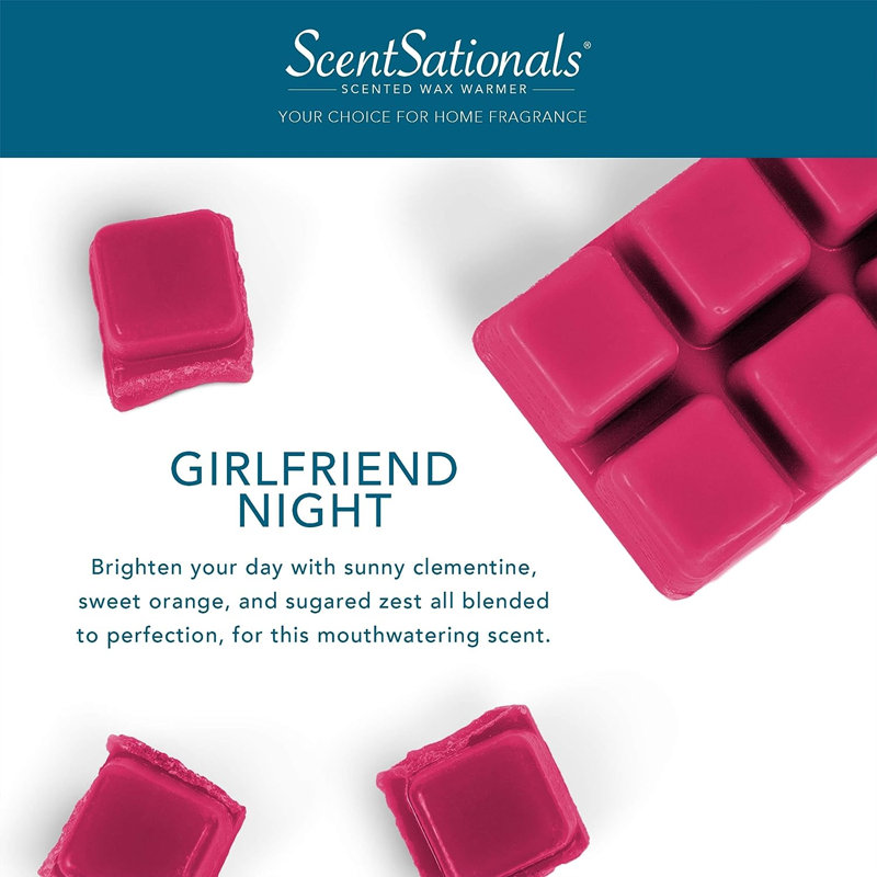 Collection de fond de cire ScentSationals 4PK, Girlfriend Night