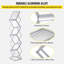 Aluminium Free Standing Magazine Rack