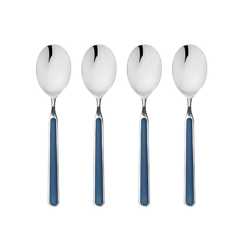 4 cuillères à espresso fant. Bleu électrique, Bleu