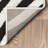 Abani Rugs Onish Collection NOM160B Cream Black Linear Curves Area Rug-369576949