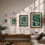 Scattered Daisy Print Botanical - Framed Print-1521646753-1521646758