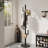 Solid Wood Cactus Coat Rack with 6 Hooks, Easy Assembly, Suitable for Entranceway, Bedroom, Storage of Coats and Bags.-817048377