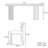 Nordic simple rectangular dining table set-103409693