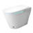 ANZZI Echo 1.28 Gallons GPF Elongated Floor Mounted Bidet Toilet (Seat Included)-94486767