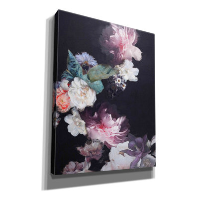 Purple Blossom 1 by Design Fabrikken - Wrapped Canvas Painting -  Red Barrel StudioÂ®, CA0309A620564D4F9B7AC4A20CAC3450