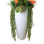 Orchid Arrangement with Cactus in Fiberstone Planter-292671249