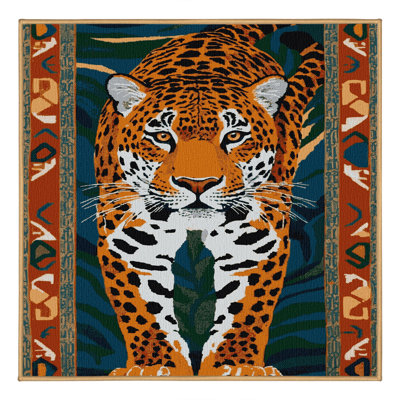  Tapis lavable brésilien Jaguar Big Cats