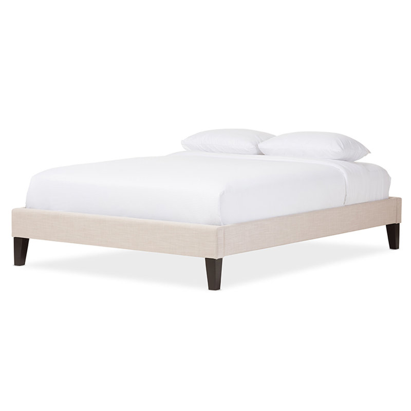 Lit plateforme Yaisa, Beige, Grand