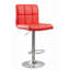 Tabouret de bar pivotant réglable en similicuir, ensemble de 2-281649939