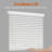 2 “ Room Darkening, Cordless Faux Wood Holizontal/Venetian Textured Finished Blind-687384882