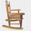 Chaise berçante pour enfants en chêne - Intérieur ou extérieur - Convient aux enfants - Durable-525091461