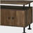 Ensata II Rustic Oak & Black Finish TV Stand