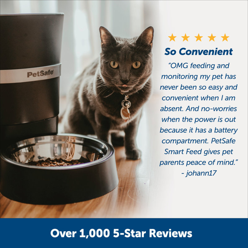 PetSafe Smart Feed Automatic Pet Feeder with Stainless Steel Bowl