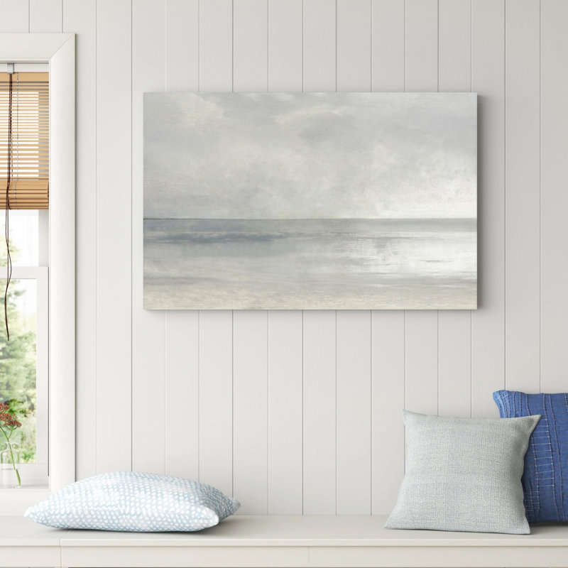 «Pastel Seascape II» par Christy Mckee, impression sur toile tendue, H 8 po x l 12 po, Toile tendue, Sans cadre