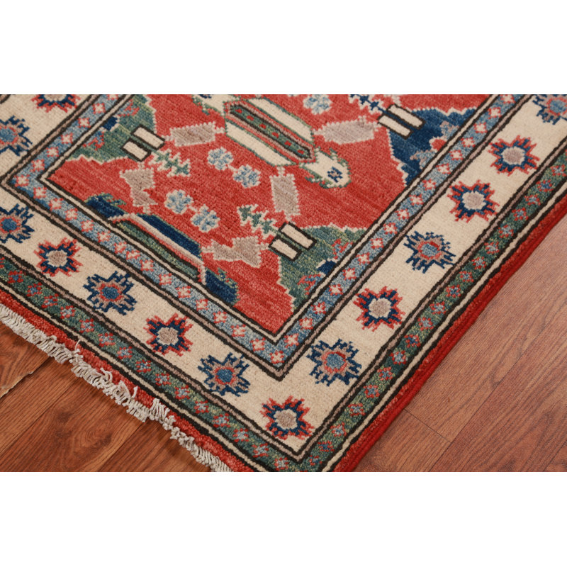 Tapis décoratif géométrique Kazak