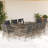  Garden Dining Set Black, Cream White-55559991-55559985-55559984