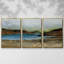 Lakeside - 3 pièces, reproduction encadrée sur toile-1036758099-1036758096