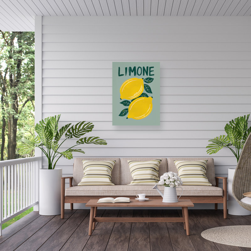 Andreas Magnusson Limone Outdoor  Canvas, H 14 po x l 19 po