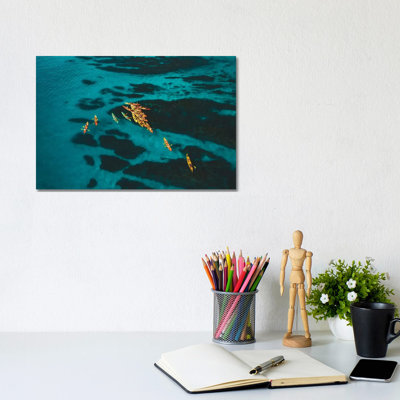 Ocean Kayaking Byron Bay by James Vodicka - Wrapped Canvas Gallery-Wrapped Canvas Giclée