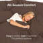 Drap plat doux - Drap de dessus rafraîchissant, respirant et infroissable-106537319-106537322