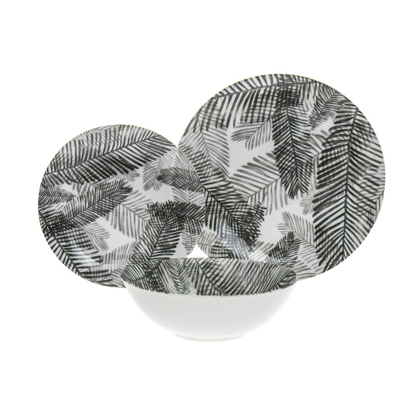 Service de table en porcelaine 12 pièces Areca
