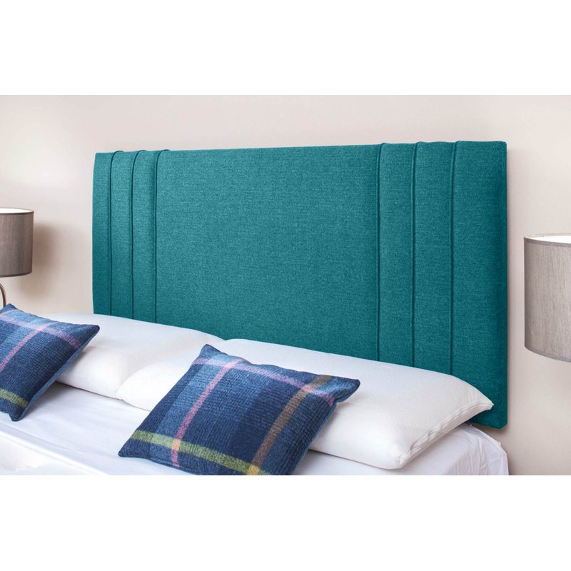 Erial Upholstered Headboard, Kingsize (5'), Teal