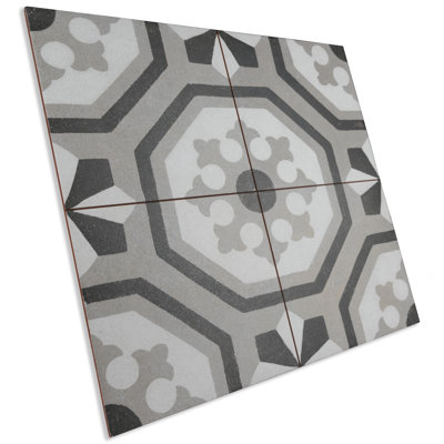 Kings Paname 17-5 / 8 po X 17 5/8 po Carreau de céramique pour plancher et mur
