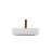 Modern Bathroom Ceramic Basin - White, Easy To Clean And Maintain Sink With A Scratch- Surface-107916580