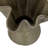 Stoneware Ruffled Vase with Reactive Glaze-609473981