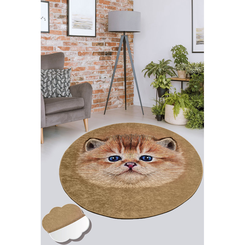 Premium Non-Slip Hall Carpet, 2.6 x 3.3 Feet, 100% Polyester | Antibacterial, Machine Washable, 0.4 in Pile Height, 0.4 in Total Thickness | Perfect for High-Traffic Areas, Easy to Clean & Maintain
