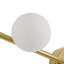 Ivory White Glass Globe Dimmable Vanity Light-433609963