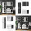 Bostyn Wall Bathroom Storage Furniture Set