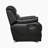 Milford 41" Transitional Faux Leather Glider Reclining Chair with Gentle Gliding Motion & Tab Pull Reclining-937699996