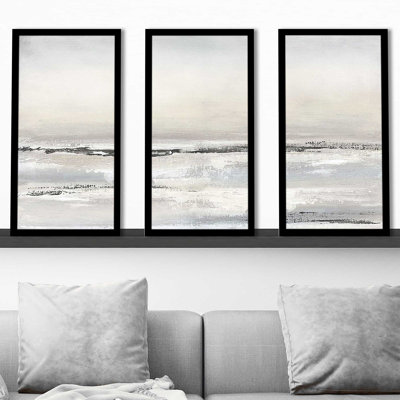 "Distant Fog" 3 Piece Print On Acrylic