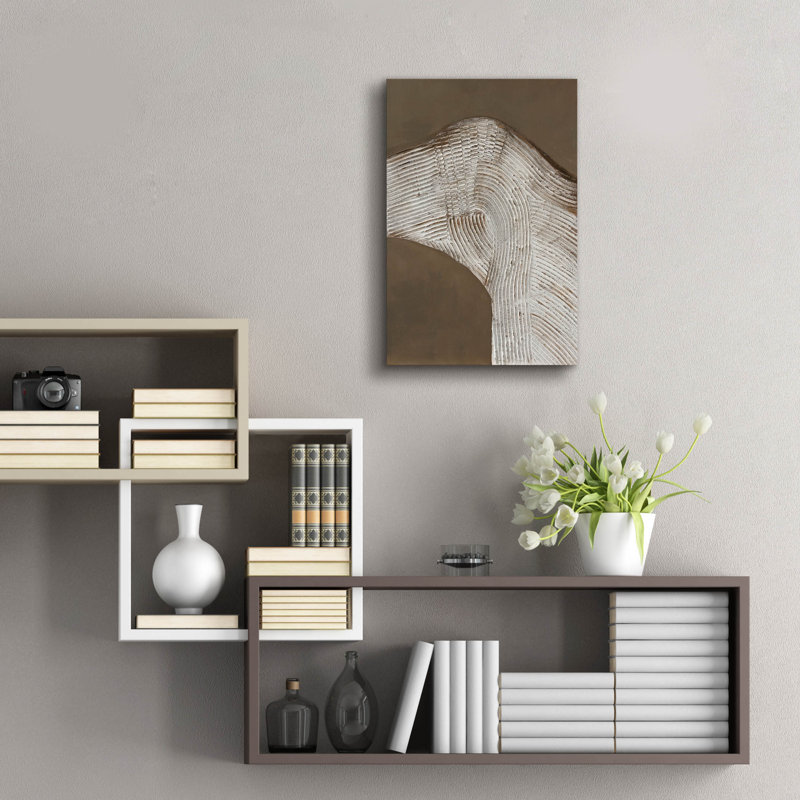  «Raw Shape 1» par Design Fabrikken, art mural en verre acrylique, H 24 po x l 16 po