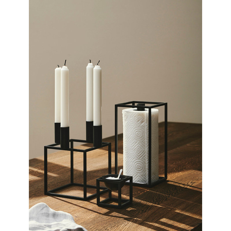 Kubus Candelabra, Black