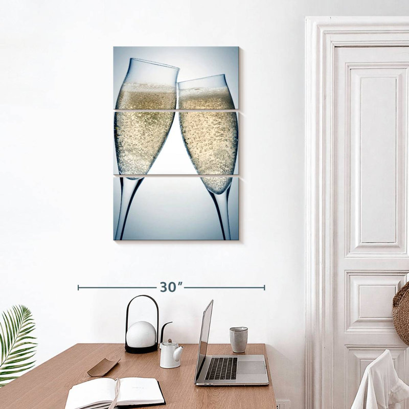 Yarlin Toasting Champagne, 32" H x 20" W