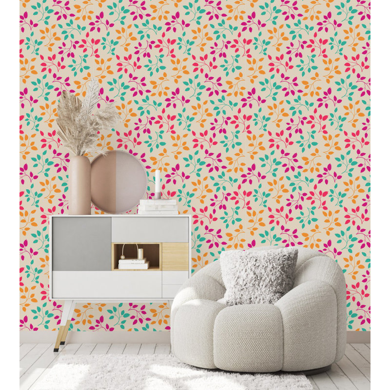 Floral Roll, 2.08' W x 10.42' L