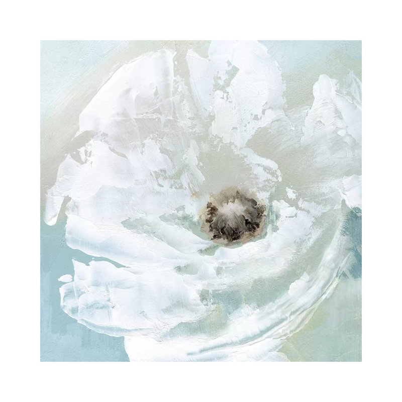 Single Poppy II by Nan - Wrapped Canvas Painting, 45.72 cm H x 45.72 cm W