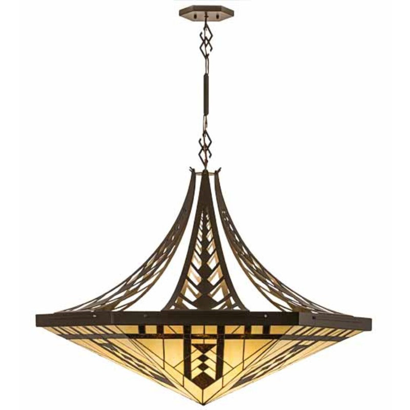 Thulelo 6 - Light Bronze Geometric Pendant
