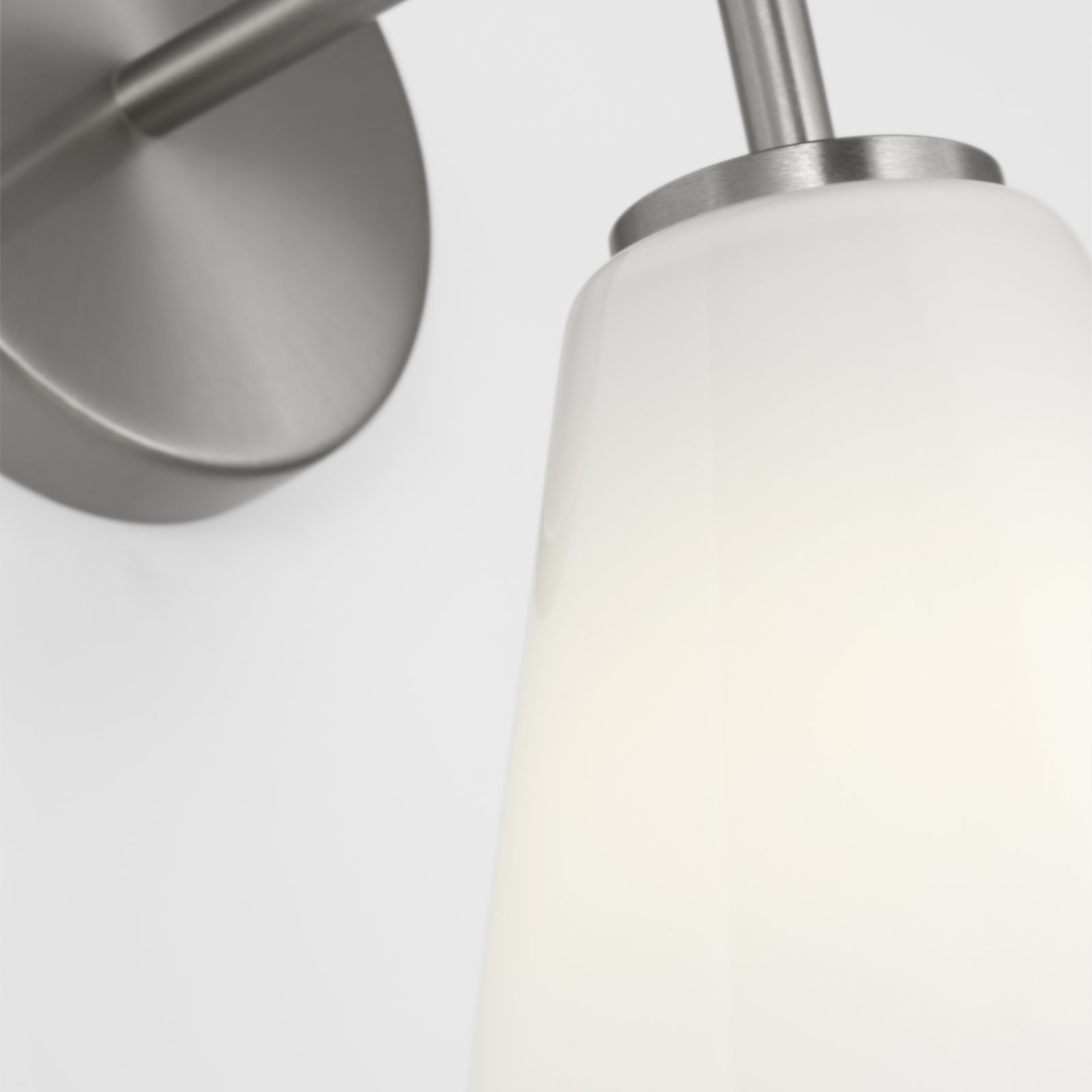 Nabi Vanity Light, 1, Brushed Nickel, White