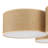5-Light Hand Woven Drum Flush Mount