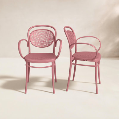 Chaise d'appoint empilable pour patio Farrah