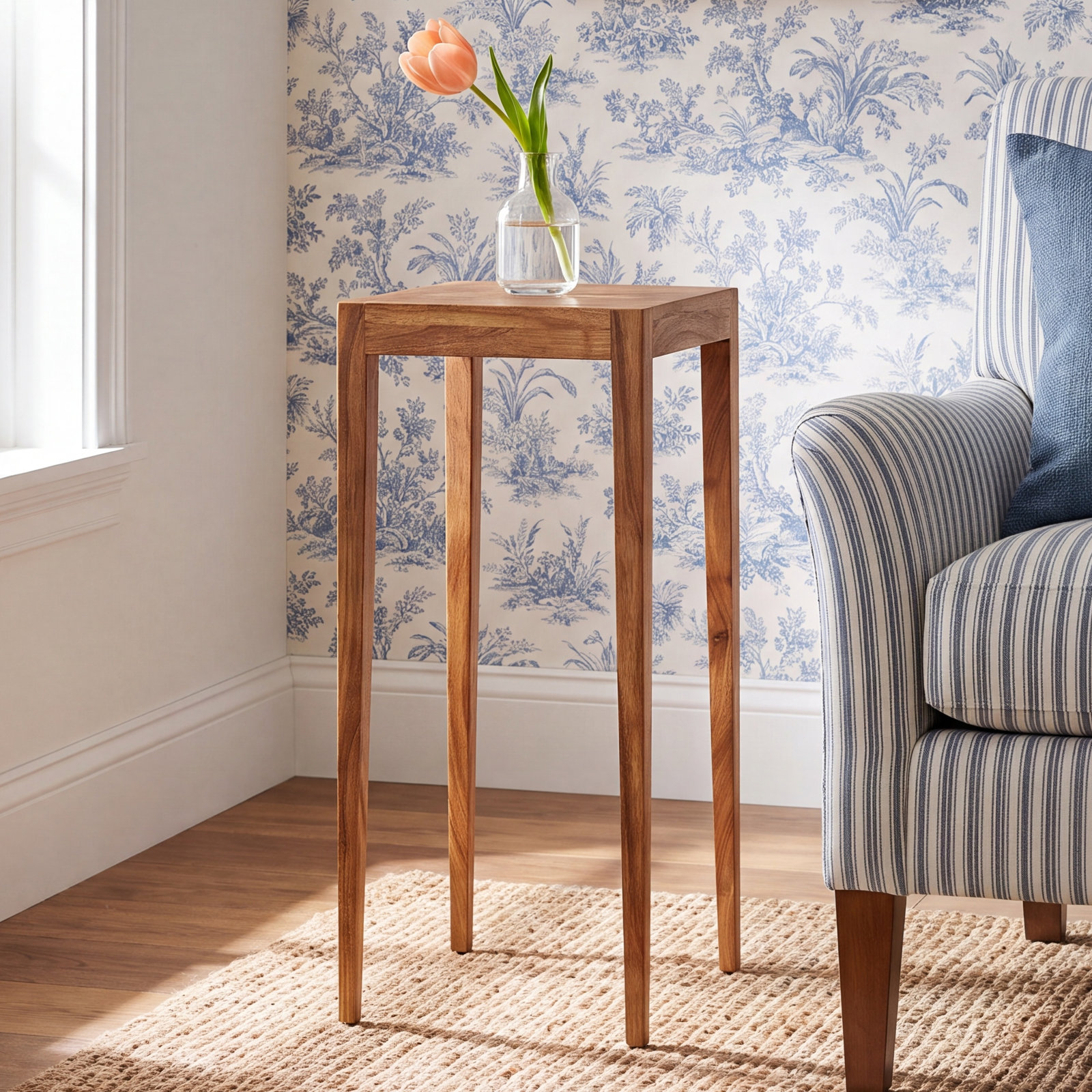Amento End Table, Brown