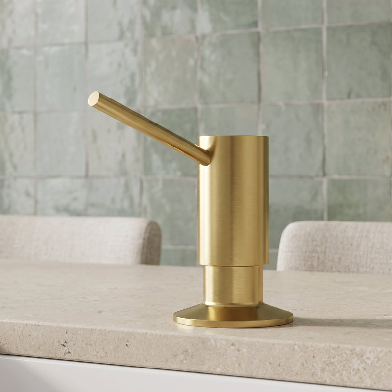 10 oz. Braddock Kitchen Soap Dispenser, Matte Brushed Gold